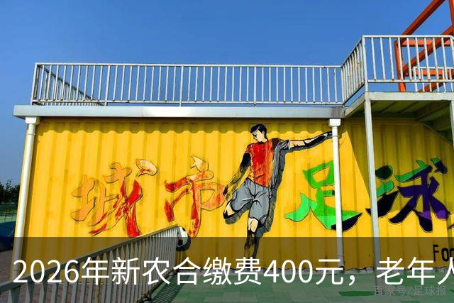 2026年新农合缴费400元，老年人是否需要缴纳？